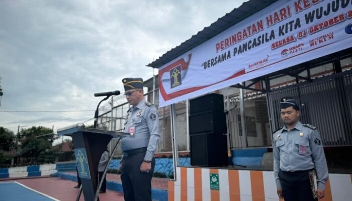 Lembaga Pemasyarakatan (Lapas) Narkotika Kelas IIA Pematangsiantar laksanakan Upacara Hari Kesaktian Pancasila Tahun 2024,