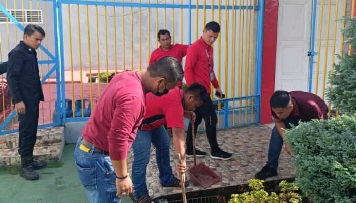 Antisipisai Gangguan Keamanan dan Ketertiban, Rutan Sidikalang Lakukan Penggeledahan Kamar Hunian Warga Binaan Pemasyarakatan