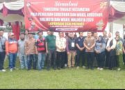 KPU Kota Medan Gelar Simulasi Pungut Hitung Suara di TPS