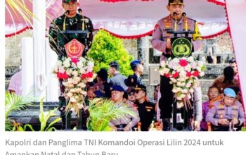 Operasi Lilin 2024 Melibatkan 141.605 Personel Gabungan, Termasuk 75.447 Anggota Polri