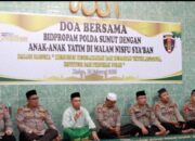 Malam Nisfu Sya’ban, Propam Polda Sumut Gelar Doa Bersama & Santuni Anak Yatim Piatu
