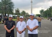 Wagub Sumut Bersama Bupati dan Wakil Bupati Asahan Terpilih Ikut Gladi di Lapangan Monas