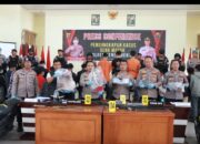 Tindak Tegas Geng Motor, Polres Bener Meriah Amankan Senjata Tajam dan Puluhan Anggota