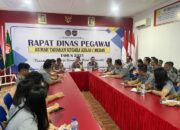 Rutan Medan Gelar Rapat Dinas, Evaluasi Kinerja Masing-Masing Seksi