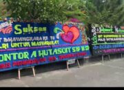 Ribuan Papan Bunga dan Penayangan Videotron Warnai HUT Bhayangkara ke-79 di Sumatera Utara