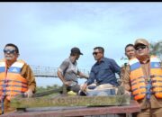 Wakil Bupati Bersama BWSS I dan Perum Jasa Tirta I Tinjau Perbaikan Tanggul Sungai Asahan di Desa Teluk Dalam