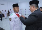 Bupati Kukuhkan Paskibraka HUT ke-80 RI di Asahan