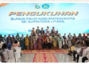 Yusnila Indriati Taufik Dikukuhkan sebagai Bunda Literasi dan Bunda PAUD Kabupaten Asahan