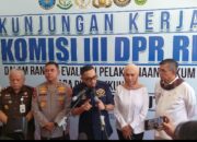 Komisi III DPR RI Apresiasi Langkah Tegas Polda Sumut Dalam Penegakan Hukum Tentang Penyalahgunaan Narkotika