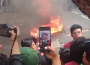 Aliansi Mahasiswa Sumut, Hari Kedua yang Kembali Datangi Gedung DPRD Sumut Dibubarkan oleh Kepolisian