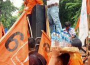 Partai Buruh Juga Datangi Gedung DPRD Sumut, Sampaikan Orasi, Ini Tuntutannya