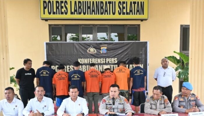 Ops Kancil Toba 2025 Polres Labusel Tangkap 8 Pelaku Curanmor, Sita 15 Motor LABUSEL