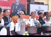 Polres Pematangsiantar Konferensi Pers Pengungkapan Kasus, Pencurian, Penggelapan, Penadahan Ranmor dan Peredaran Narkoba