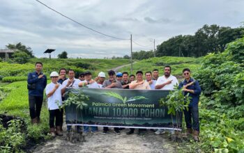 Pabrik Aek Nabara Selatan PTPN IV Genjot Penghijauan Lewat “PalmCo Green Movement”