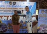 Rutan Kelas I Medan Gelar Fisik Mental dan Disiplin Sekaligus Salurkan 50 Paket Bantuan Sosial di Kampung Ladang