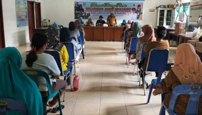 Warga Emplasmen Aek Nabara dibekali Keahlian Baru