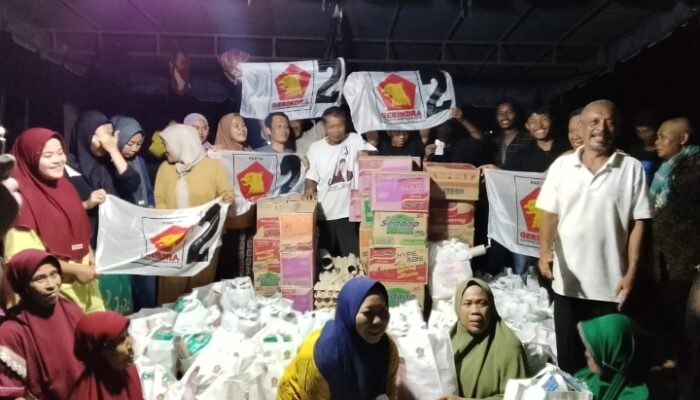 Gerindra Buka Dapur Umum di Langkat, Tak Ingin Korban Banjir Merasa Lapar