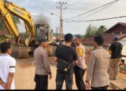 Akses Antarwilayah Pulih, Brimob Sumut Rampungkan Perbaikan Jembatan Halangan dalam 3 Hari