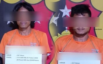 Polsek Panai Hilir Gagalkan Peredaran Sabu, Dua Warga Riau Ditangkap
