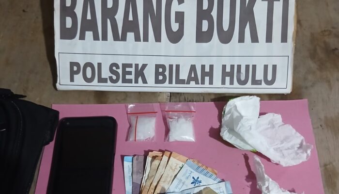 Polisi Tangkap Petani di Bilah Hulu, Sita Sabu 10,57 Gram