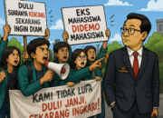 Eks Mahasiswa Didemo Mahasiswa