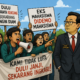 Eks Mahasiswa Didemo Mahasiswa